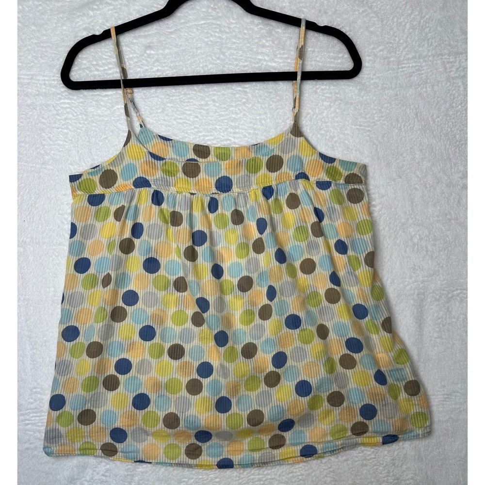 Aeropostale Y2K Camisole Women Medium Multi Polka Dot Cotton Cami